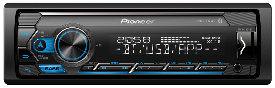 Pioneer MVH-S325BT Multimedia with Bluetooth, Spotify, Siri Eyes Free My Store