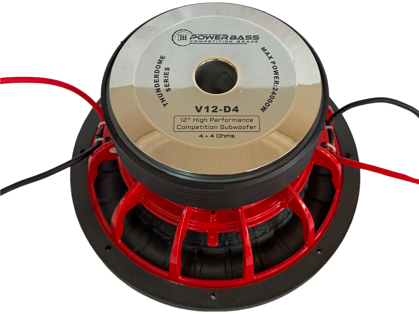 Powerbass V12-D4 12" 25000W DVC Subwoofer - 1500W RMS - audio agent