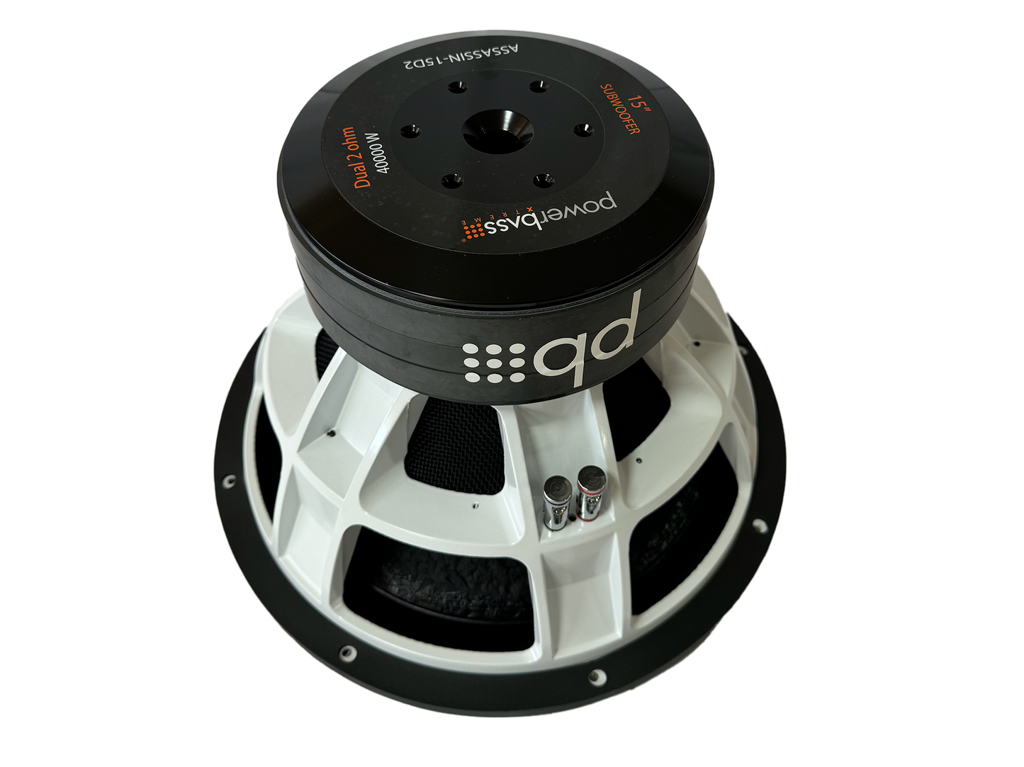 Powerbass Assassin-15D2 15" DVC Subwoofer 40000 Watts Powerbass