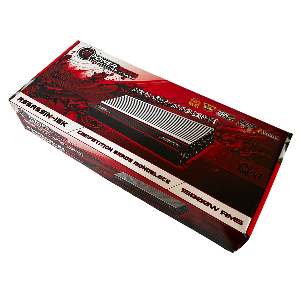 Powerbass ASSASSIN-15K Monoblock Amplifier - 15000W RMS Powerbass