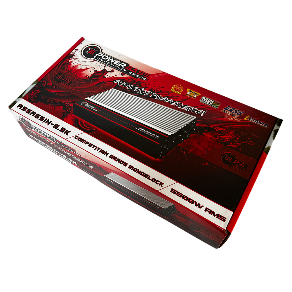 Powerbass ASSASSIN-5.5K Monoblock Amplifier - 5500W RMS Powerbass