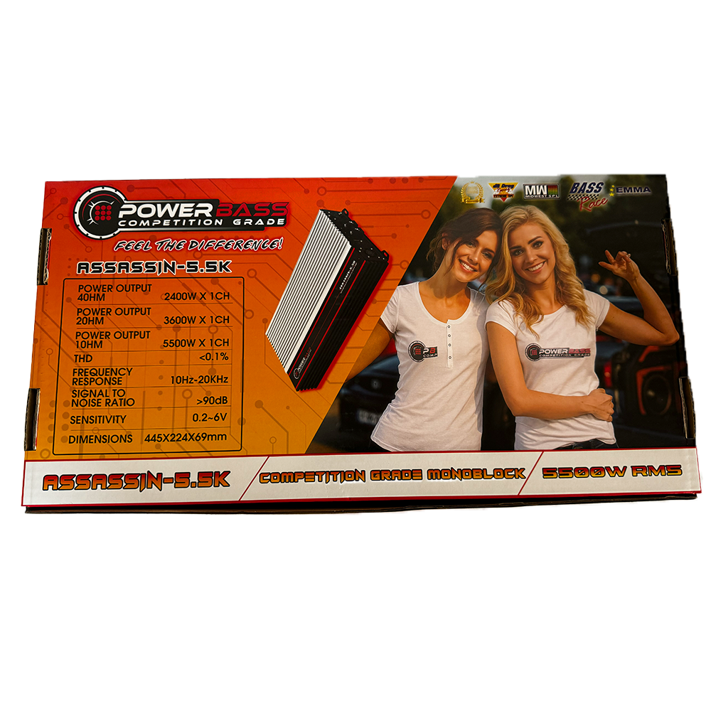 Powerbass ASSASSIN-5.5K Monoblock Amplifier - 5500W RMS Powerbass