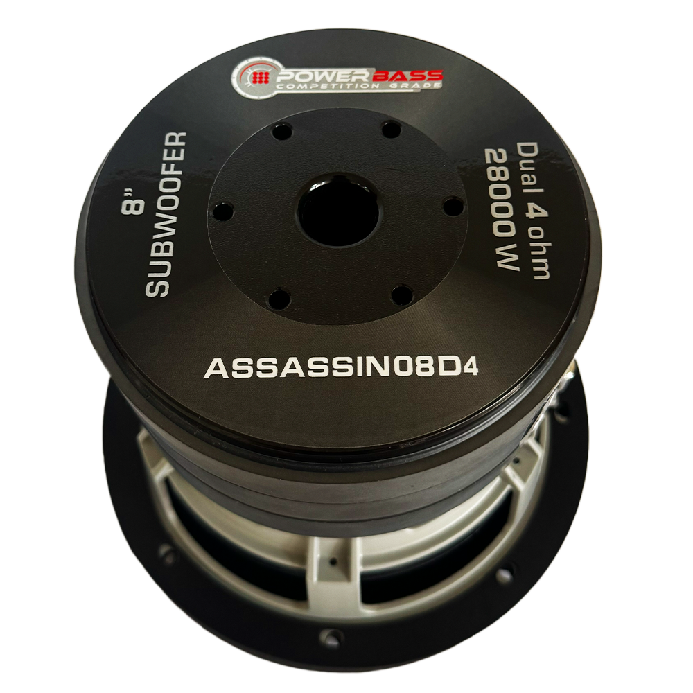 Powerbass ASSASSIN-8D4 28000W DVC SUBWOOFER Powerbass