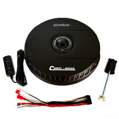 Powerbass CONTI DRIVE 11" 480W RMS Active Spare Wheel Subwoofer Powerbass