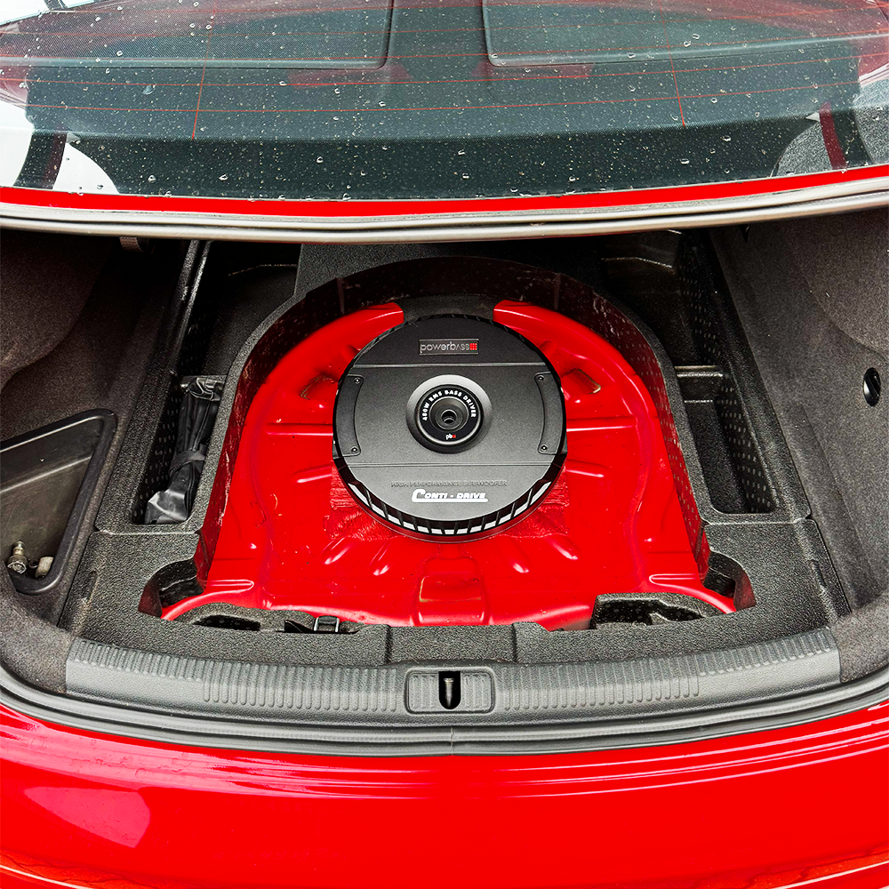 Powerbass CONTI DRIVE 11" 480W RMS Active Spare Wheel Subwoofer Powerbass