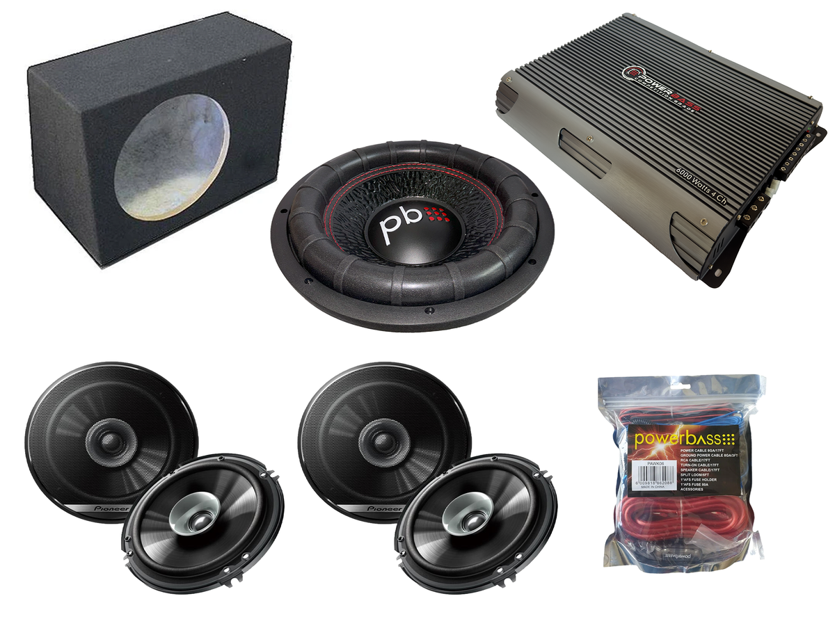 Powerbass / Pioneer Car Audio Starter Kit My Store