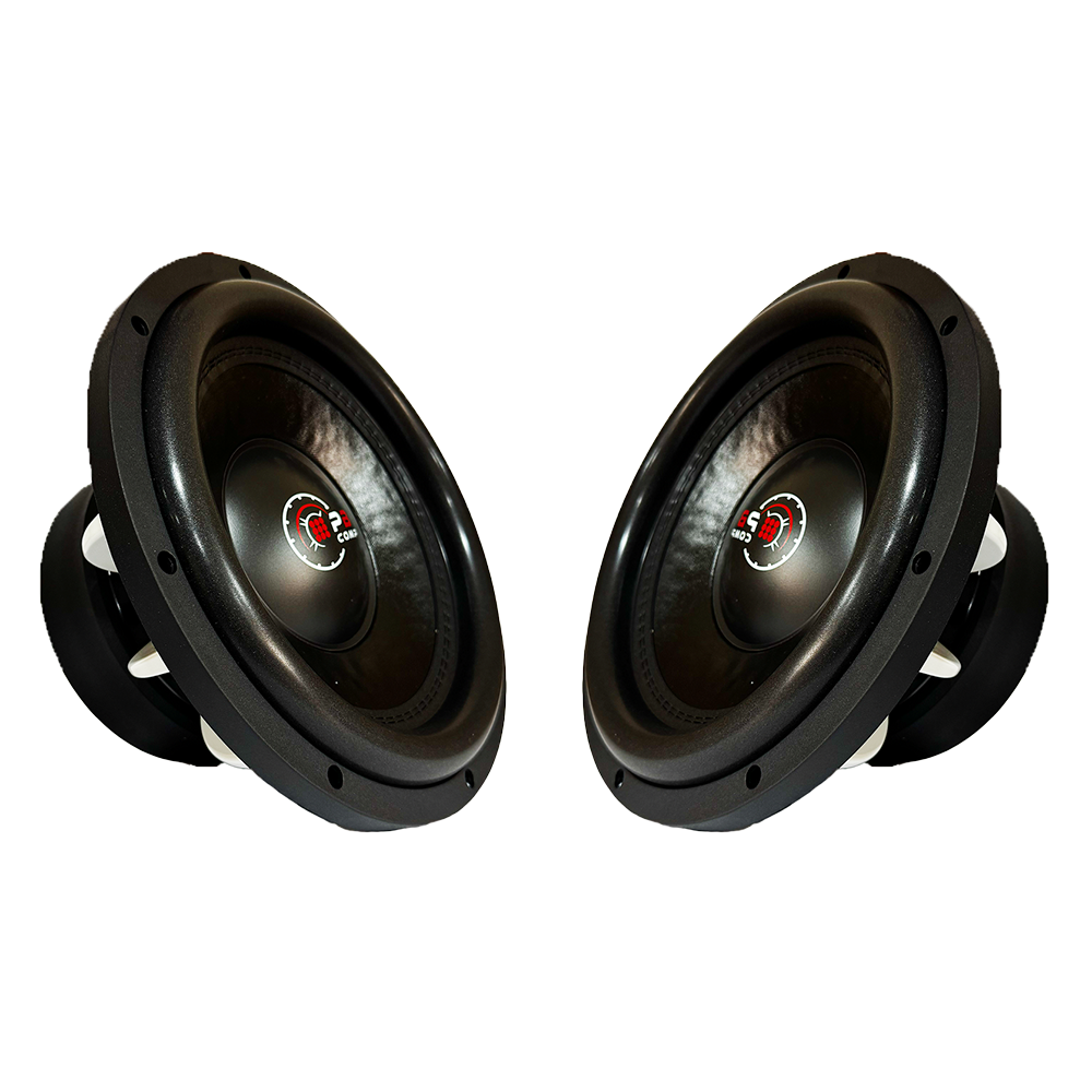 Powerbass Comp Grade RAVEN-12D4 12" 1800W RMS DVC SUBWOOFER - 2 Pack Powerbass