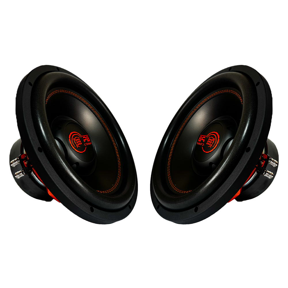 Powerbass ULTRA-12D4.V2 12" DVC Subwoofer 2 Pack - 2400W RMS Powerbass