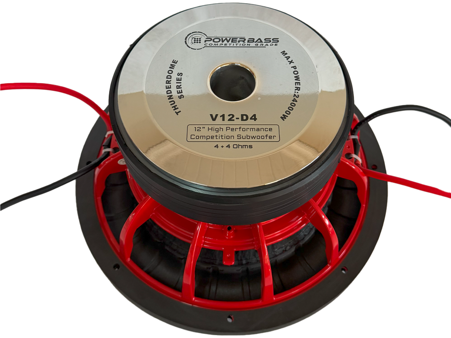 Powerbass V12-D4 12" 25000W DVC Subwoofer - 1500W RMS - audio agent