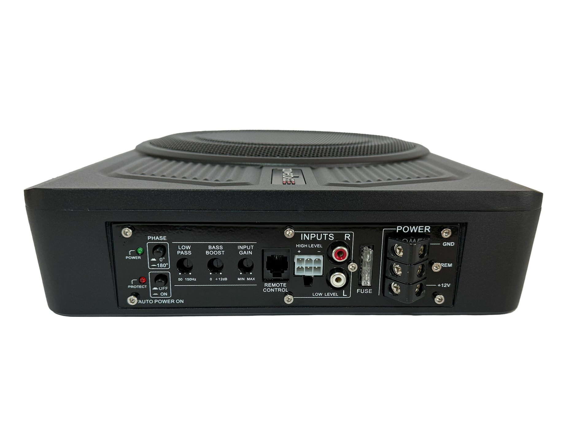 Powerbass PB2555BK 10" 600W RMS Active Under Seat Subwoofer Powerbass