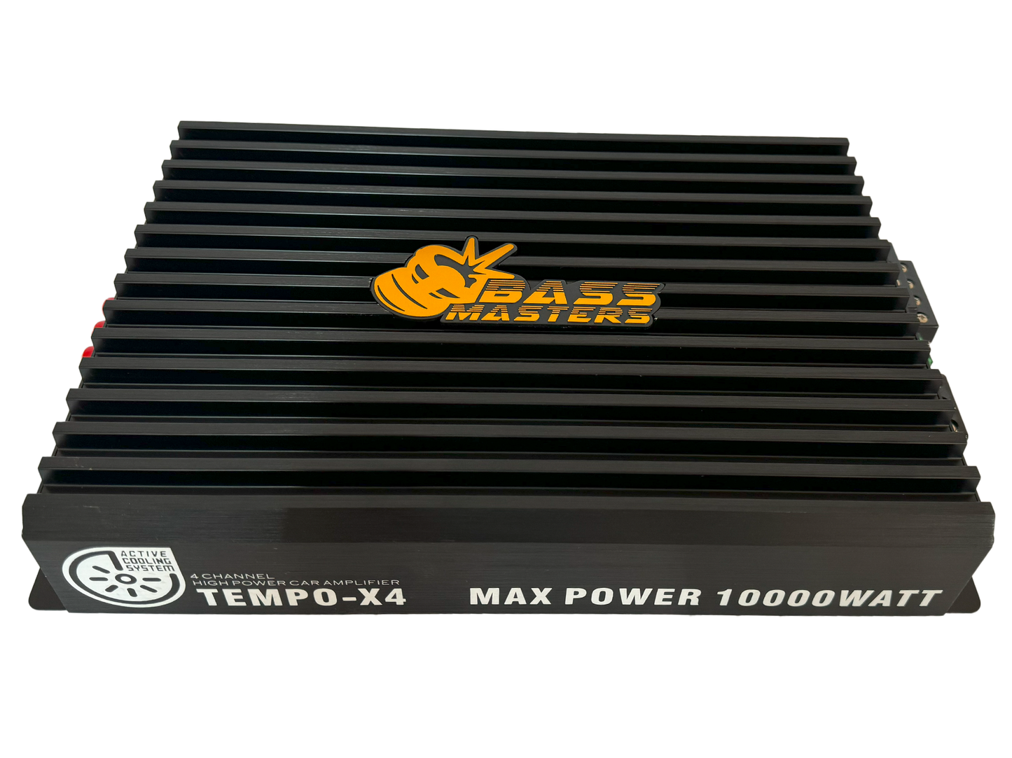 Bassmasters TEMPO-X4 10000 Watts 4 Channel Amplifier - audio agent