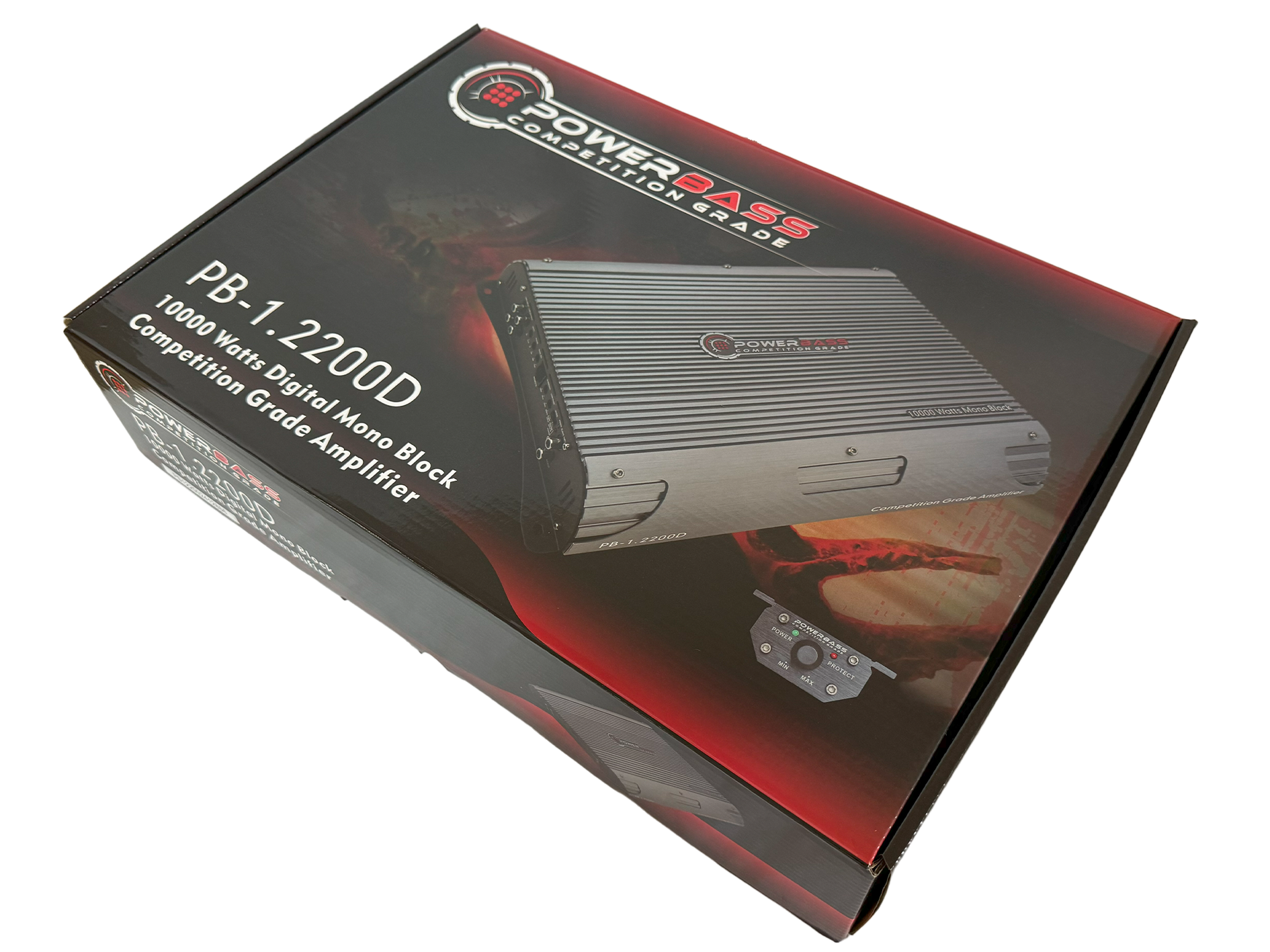 Powerbass PB-1.2200D 10000W Monoblock Amplifier (2200W RMS) Powerbass
