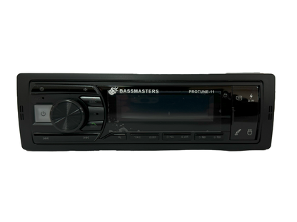 Bassmasters PROTUNE-11 Single Din Media Player Bluetooth/USB/AUX Bassmasters