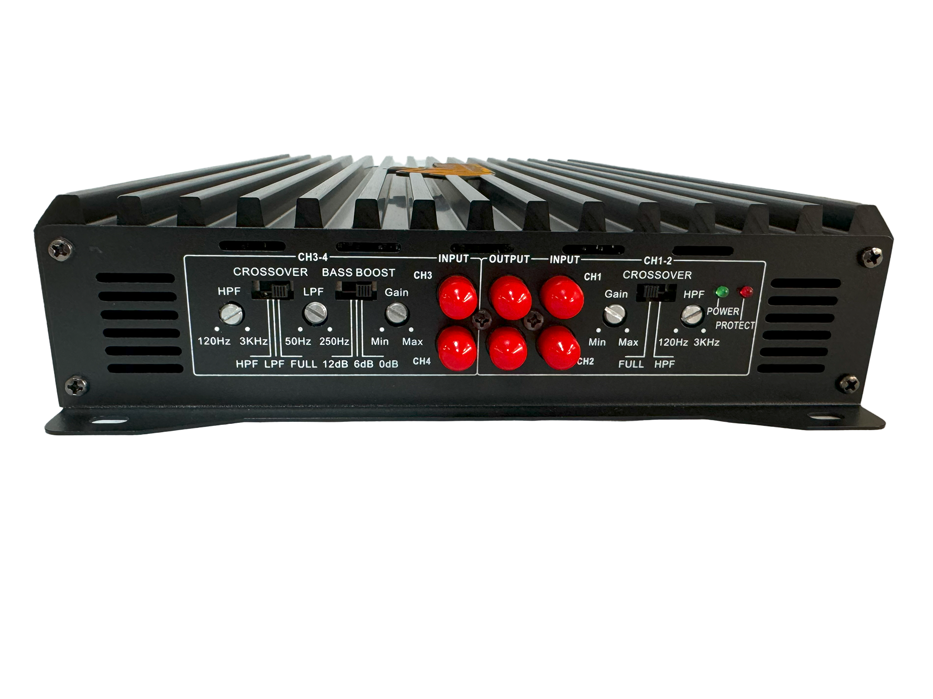 Bassmasters TEMPO-X4 PLUS 14000 Watts 4 Channel Amplifier (4 x 240W RMS) - audio agent